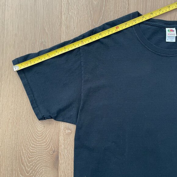 Fruit of the Loom Dodge Ram T-Shirt Men Large Black Gray American Flag HD Cotton - Picture 7 of 13